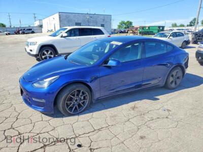 2021 Tesla MODEL 3, blue — VIN 5YJ3E1EA5MF060532, Copart