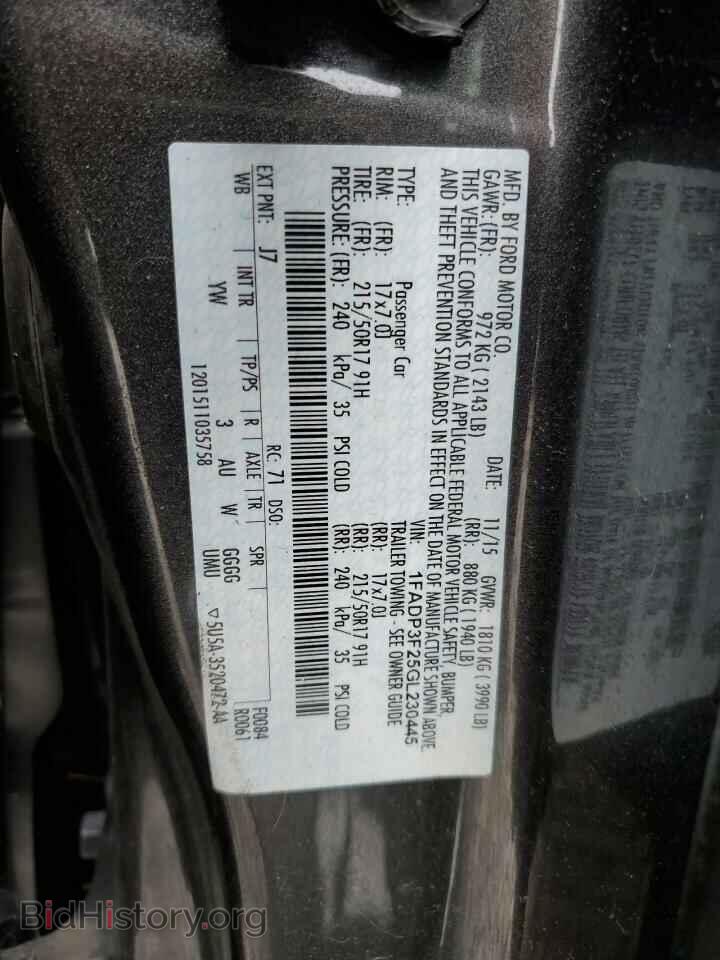 2016 FORD FOCUS - VIN: 1FADP3F25GL230445 - Photo 12