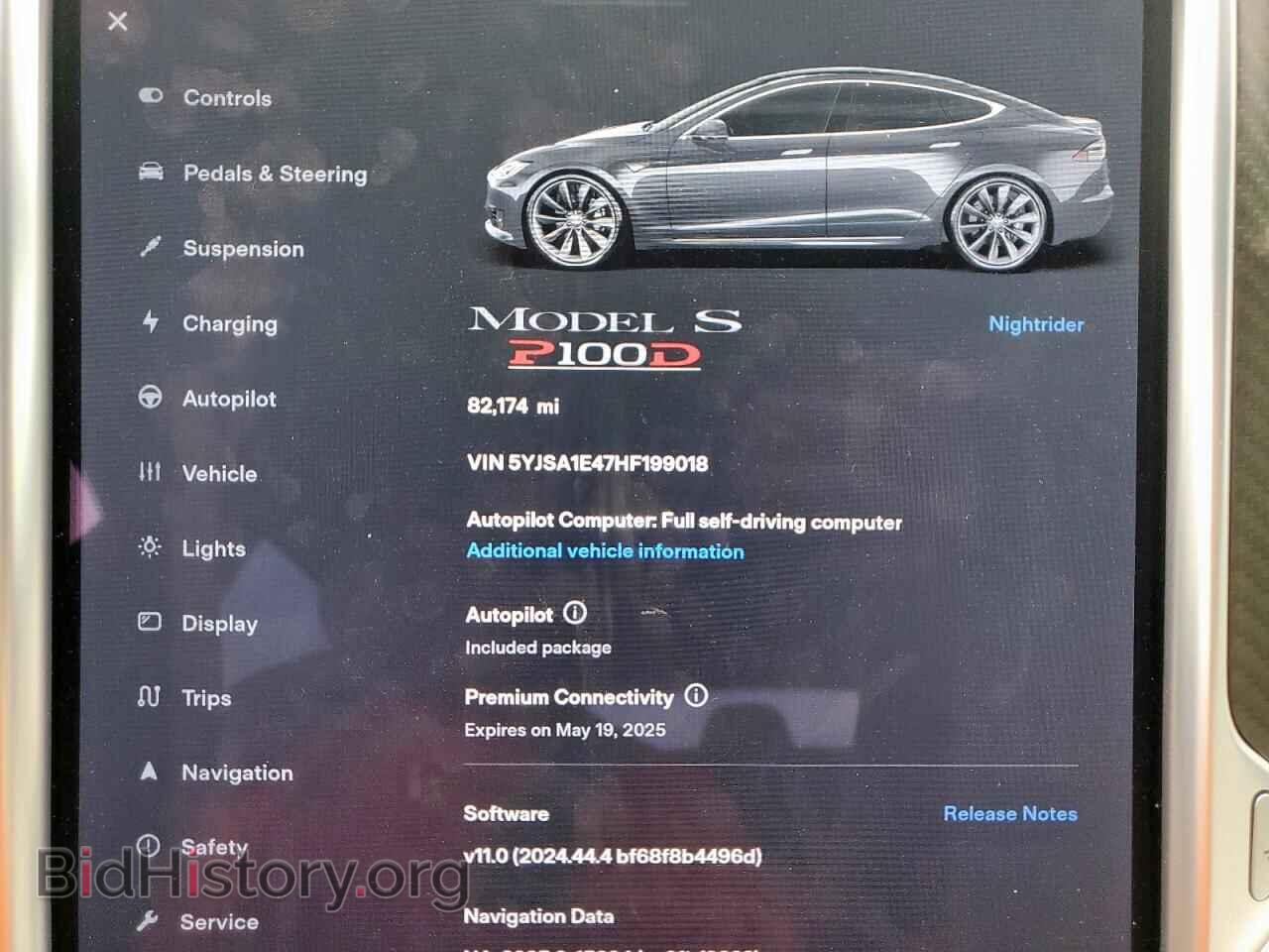 2017 TESLA MODEL S - VIN: 5YJSA1E47HF199018 - Фото 9
