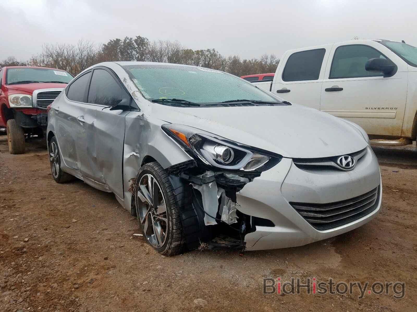 Photo 5NPDH4AE1GH659102 - HYUNDAI ELANTRA 2016