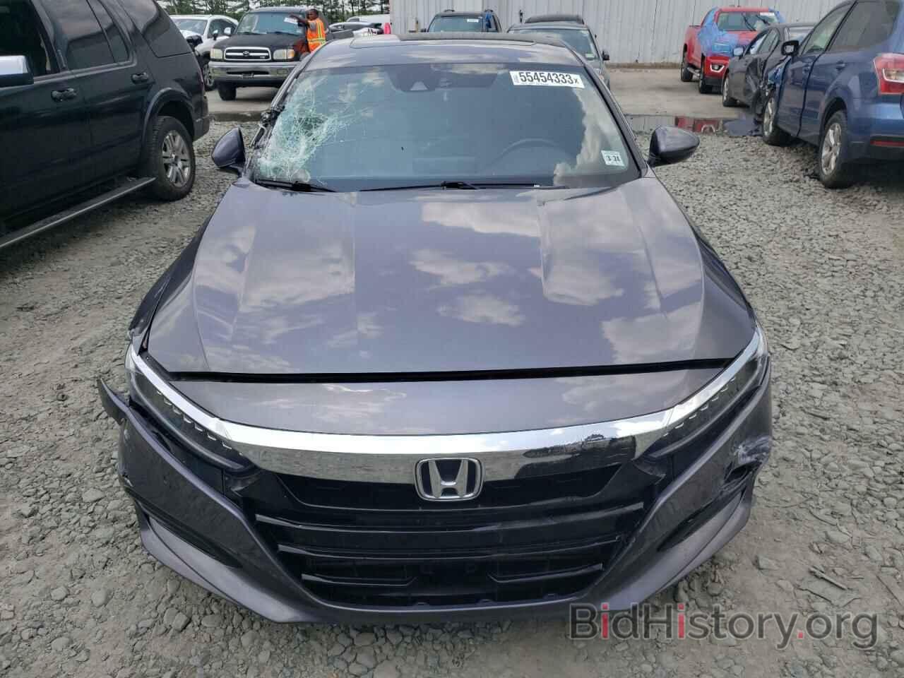 Report 1HGCV2F97KA017456 HONDA ACCORD 2019 CHARCOAL GAS - price and ...