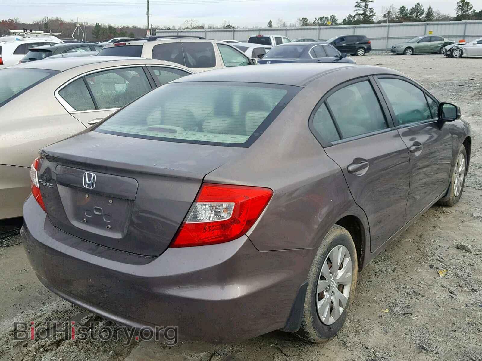 2012 HONDA CIVIC LX - VIN: 2HGFB2F56CH551554 - Фото 4