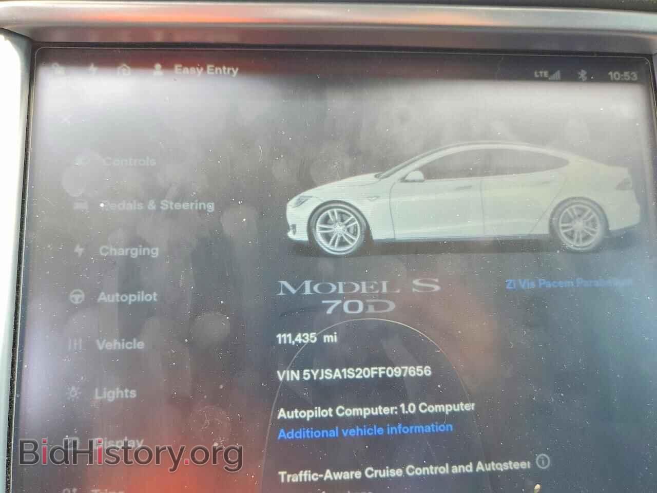 2015 TESLA MODEL S - VIN: 5YJSA1S20FF097656 - Photo 9