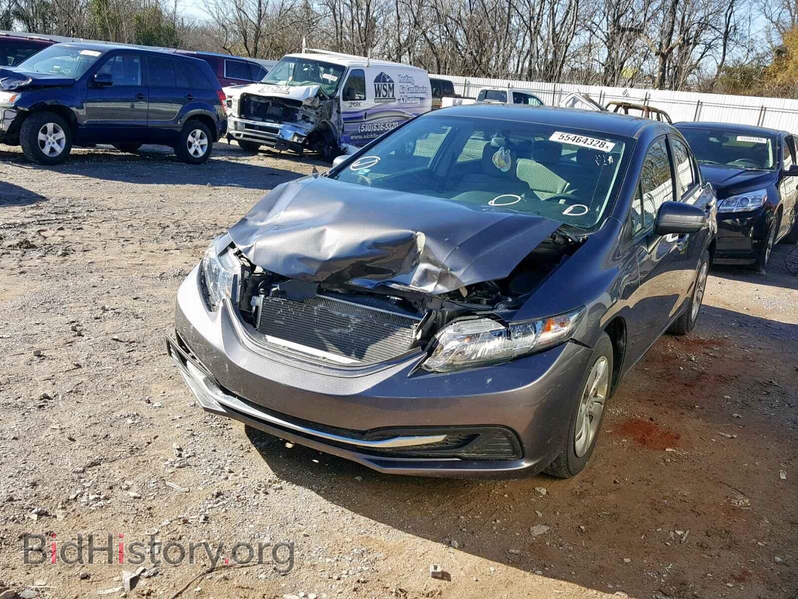 2015 HONDA CIVIC LX - VIN: 19XFB2F55FE054459 - Фото 2