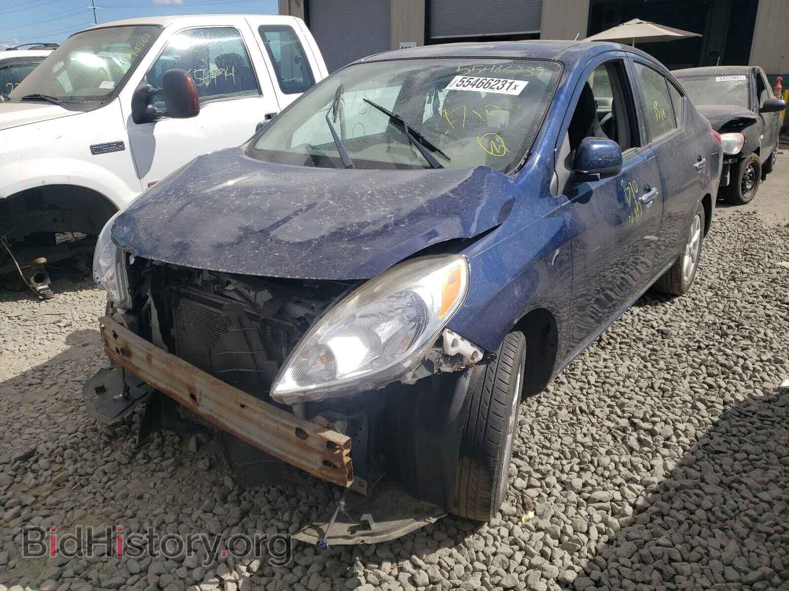 2012 NISSAN VERSA - VIN: 3N1CN7AP3CL803754 - Фото 2