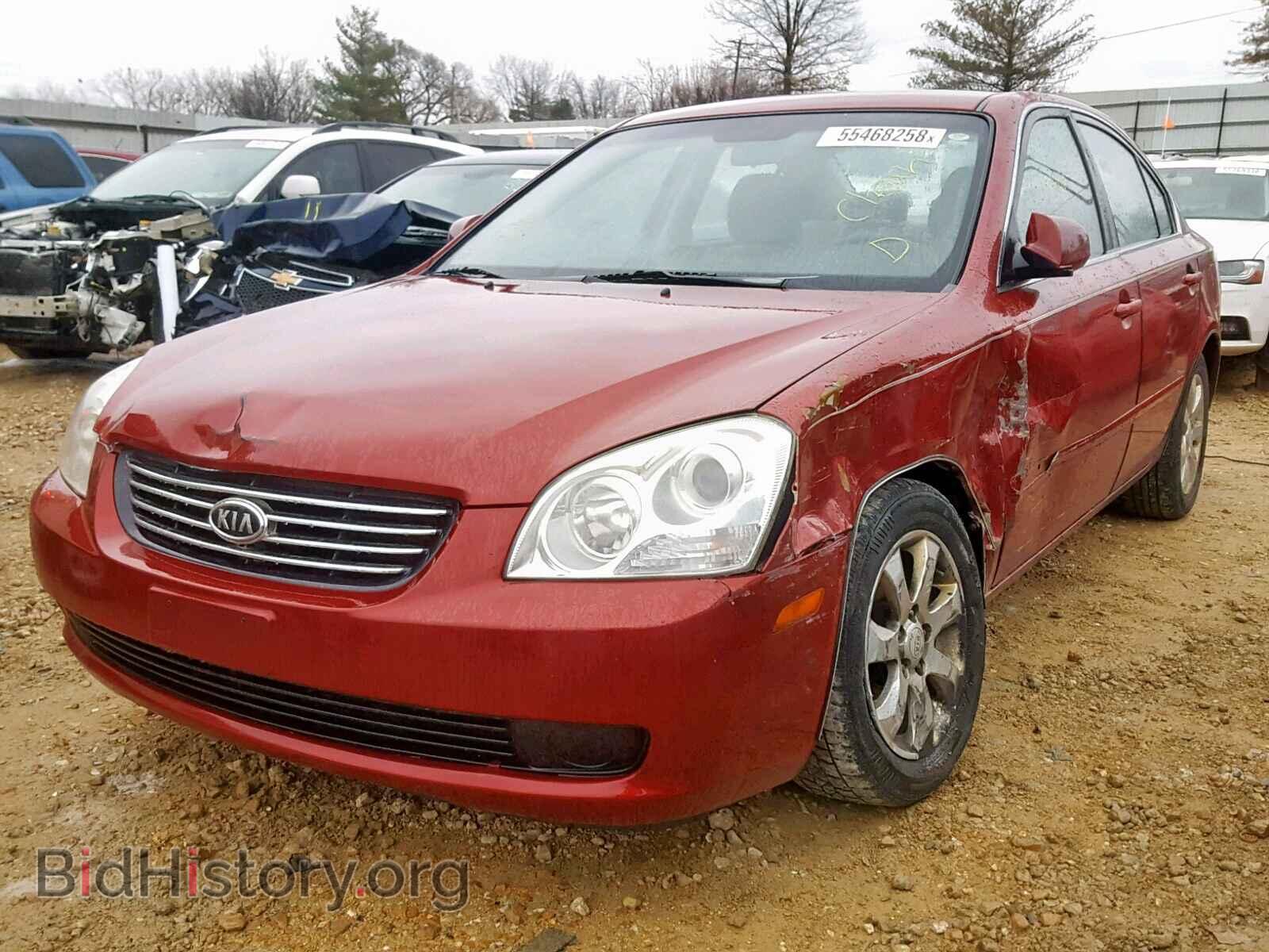 2007 KIA OPTIMA - VIN: KNAGE124475133439 - Фото 2