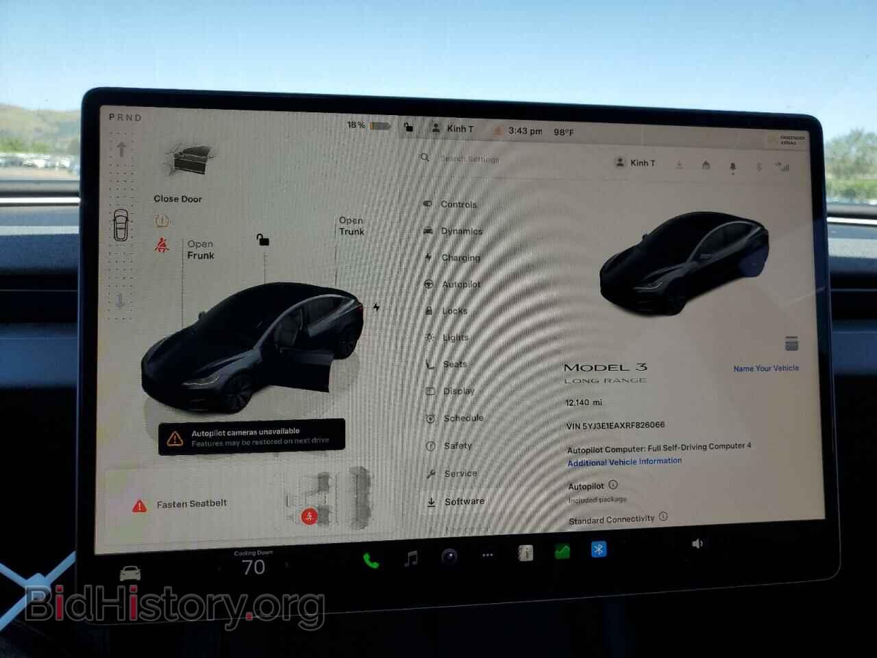 2024 TESLA MODEL 3 - VIN: 5YJ3E1EAXRF826066 - Photo 9