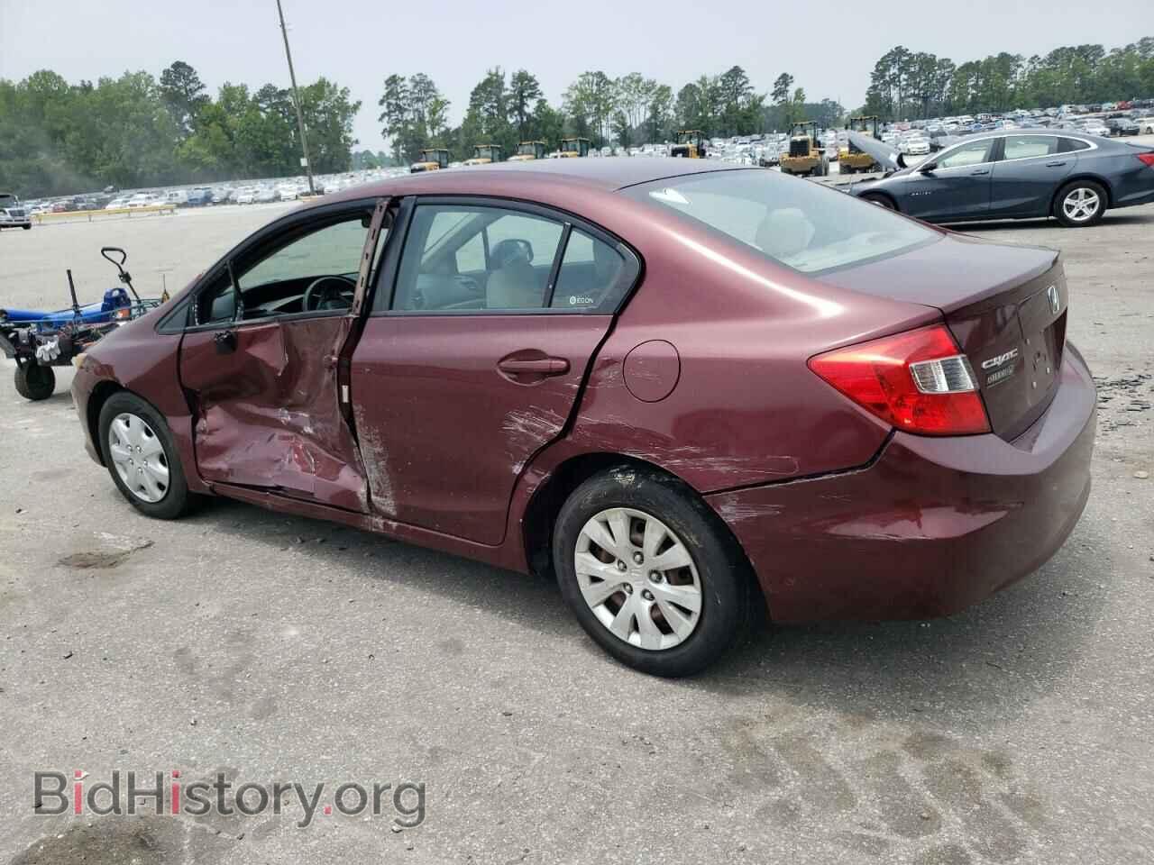 2012 HONDA CIVIC - VIN: 2HGFB2F50CH603583 - Фото 2