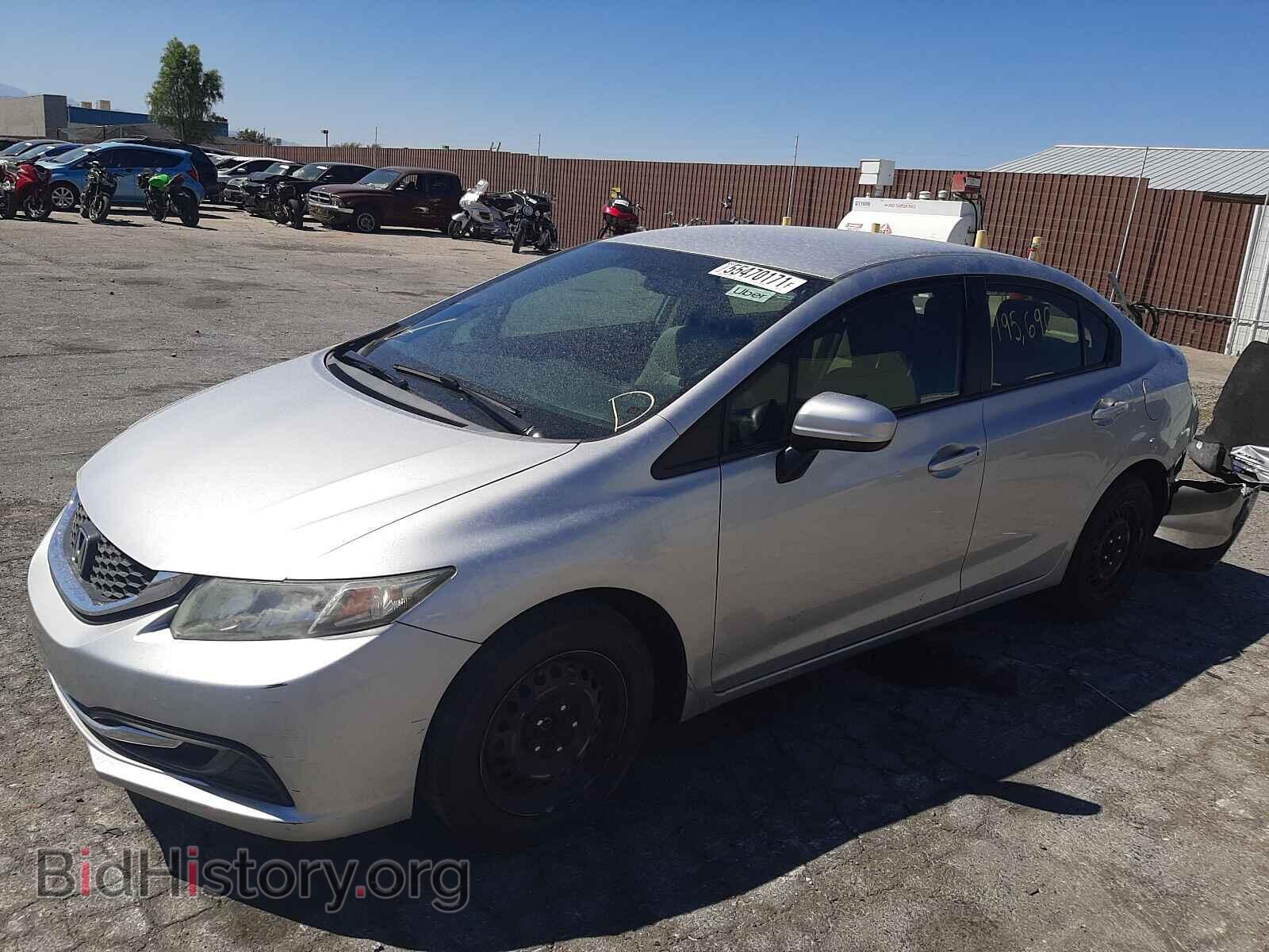 2014 HONDA CIVIC - VIN: 19XFB2F5XEE020175 - Фото 2