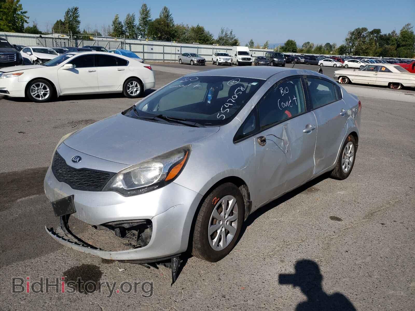 2013 KIA RIO - VIN: KNADM4A36D6198878 - Фото 2