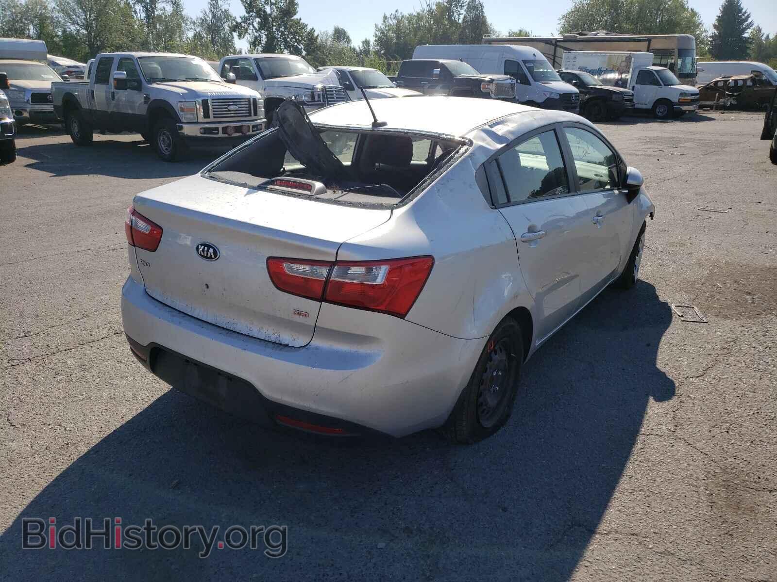 2013 KIA RIO - VIN: KNADM4A36D6198878 - Фото 4