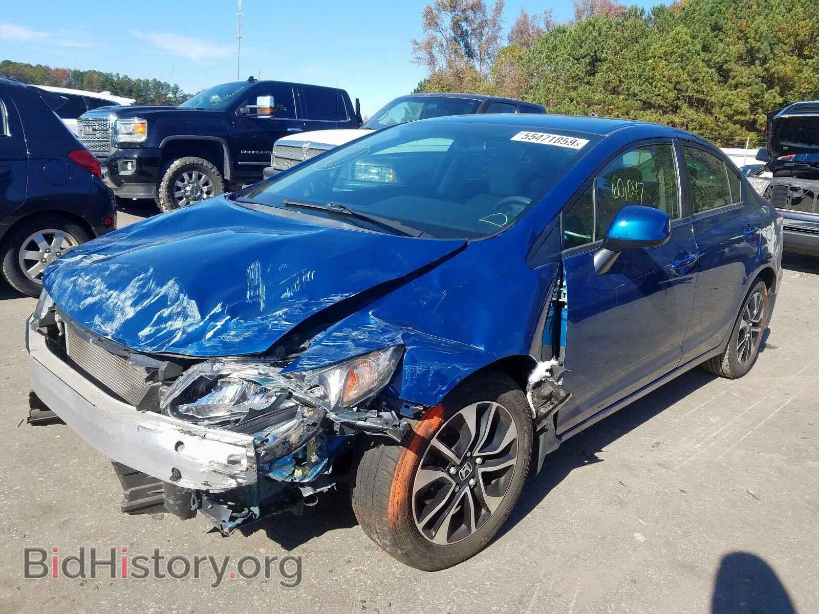 2013 HONDA CIVIC LX - VIN: 2HGFB2F56DH589996 - Фото 2