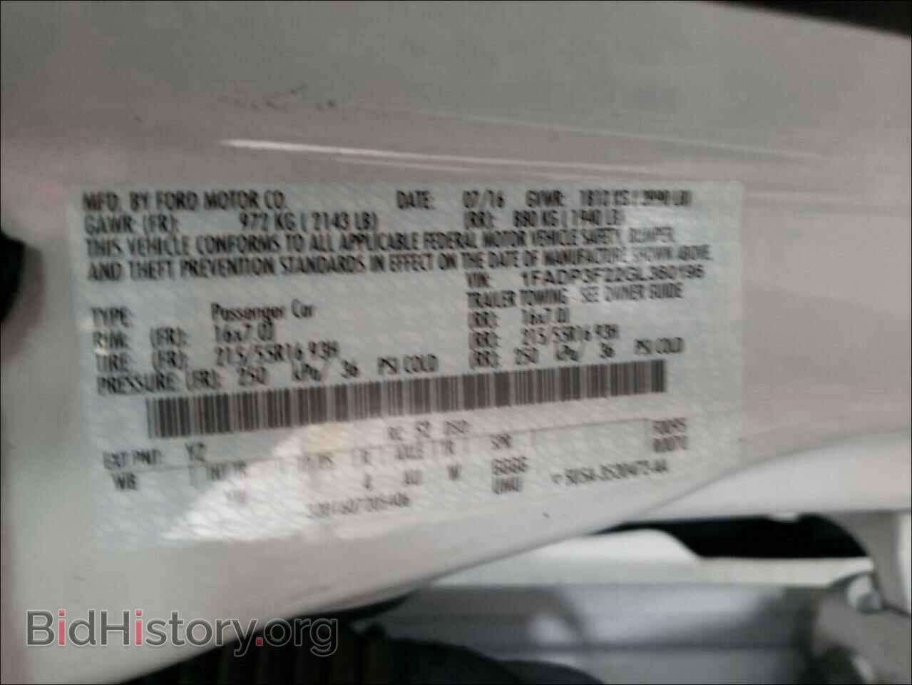 2016 FORD FOCUS - VIN: 1FADP3F22GL360196 - Photo 10