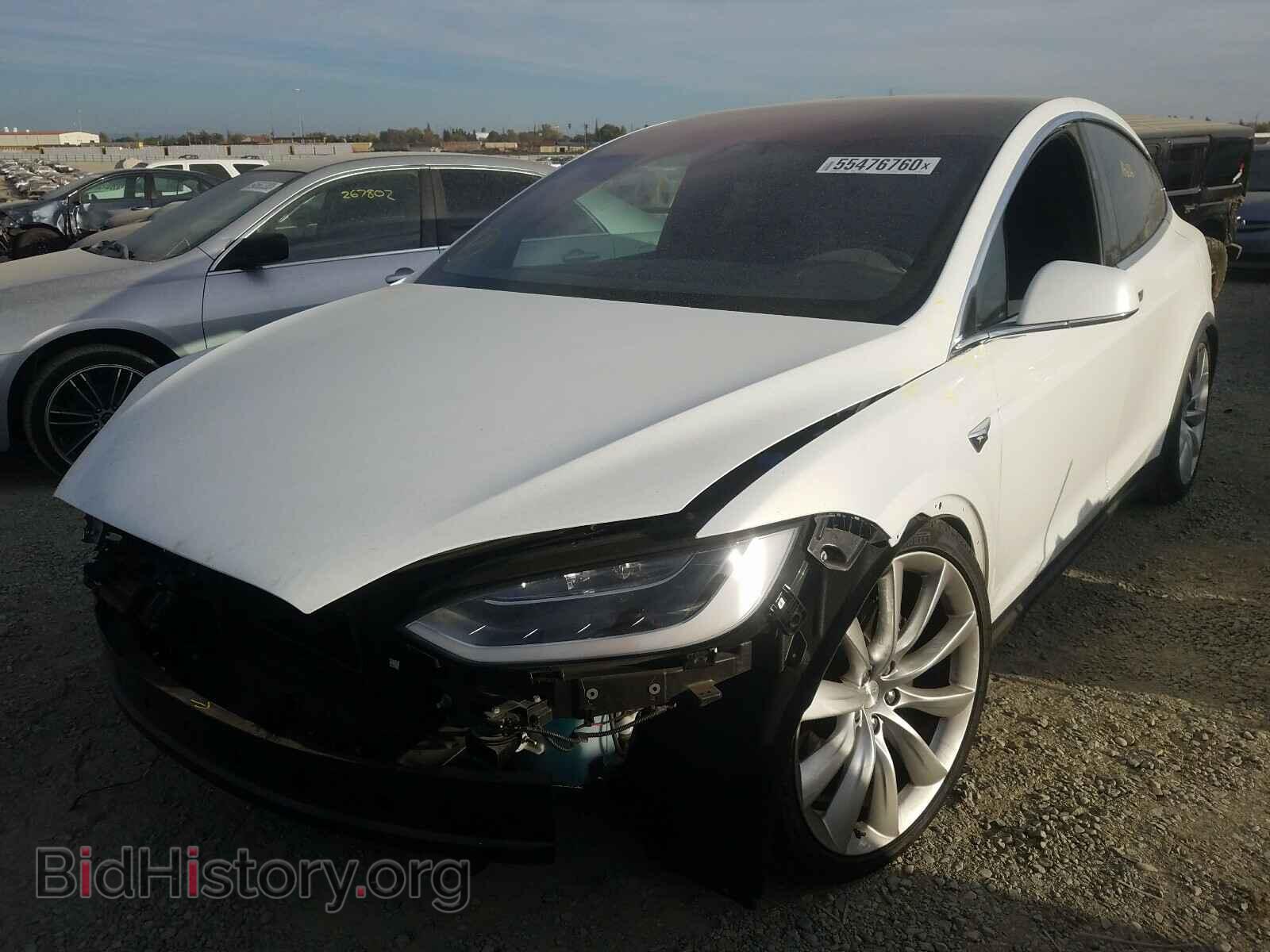2017 TESLA MODEL X - VIN: 5YJXCAE21HF044172 - Фото 2
