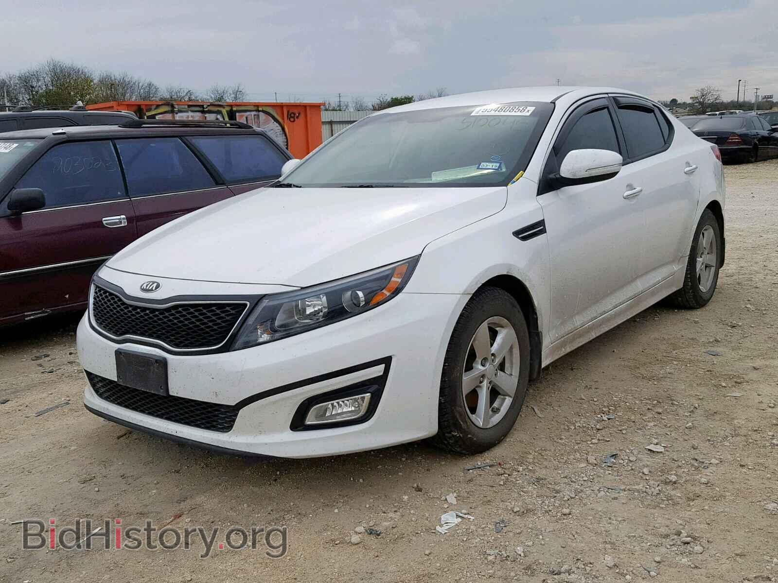 2015 KIA OPTIMA - VIN: 5XXGM4A7XFG510045 - Фото 2