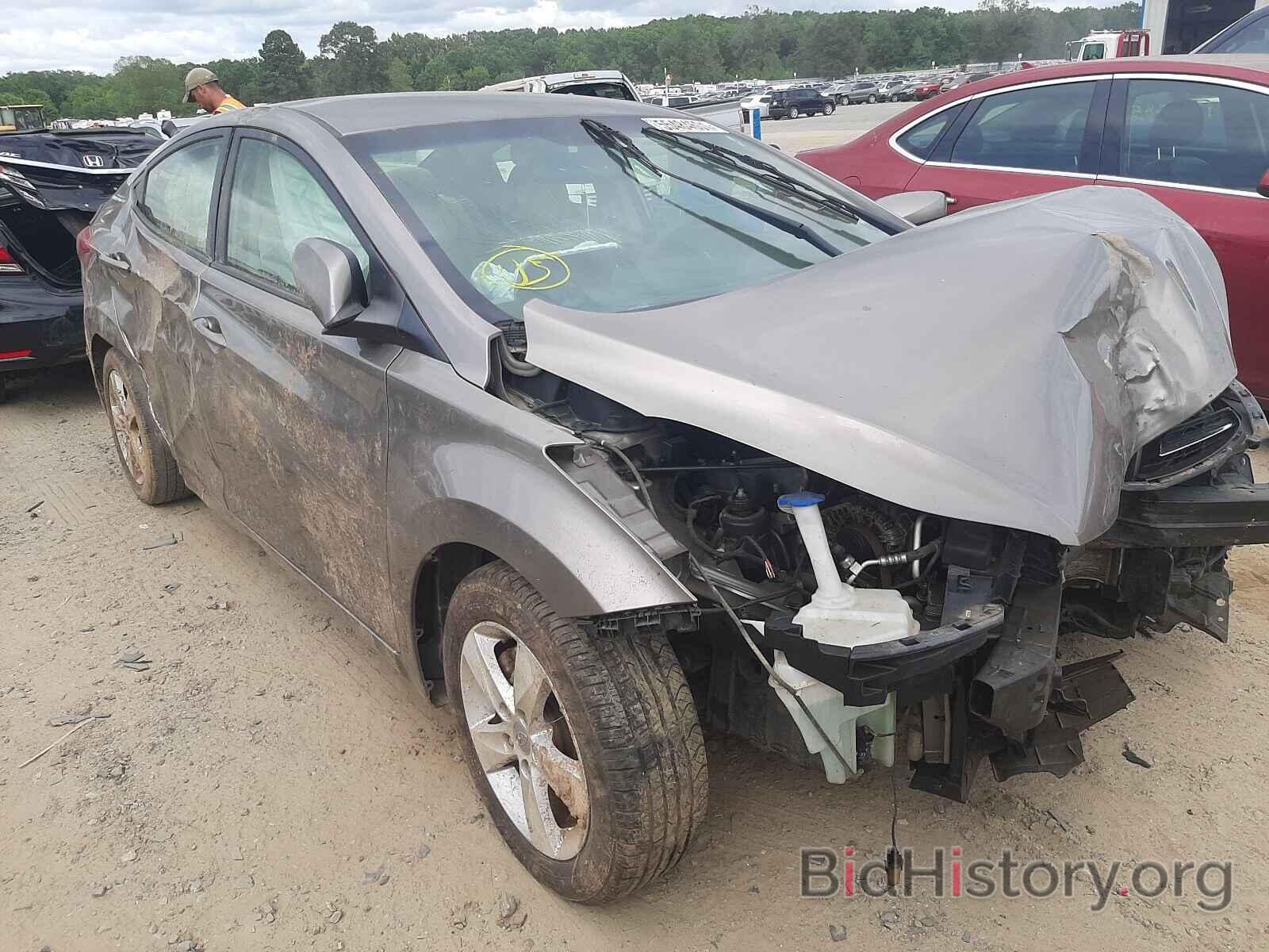 Photo 5NPDH4AE8CH127016 - HYUNDAI ELANTRA 2012