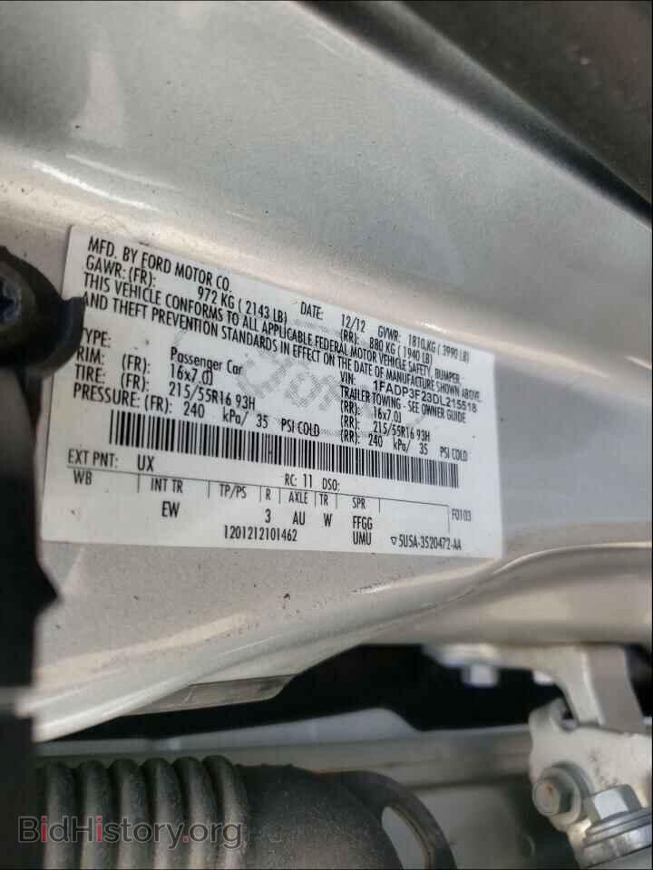 2013 FORD FOCUS - VIN: 1FADP3F23DL215518 - Photo 10