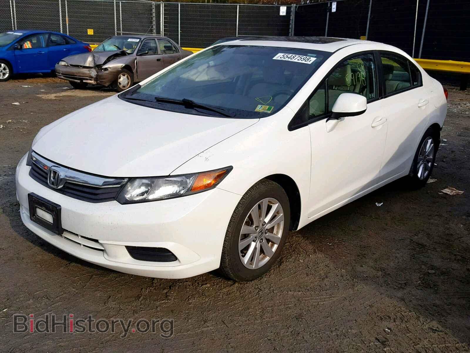 2012 HONDA CIVIC - VIN: 2HGFB2F83CH609520 - Фото 2