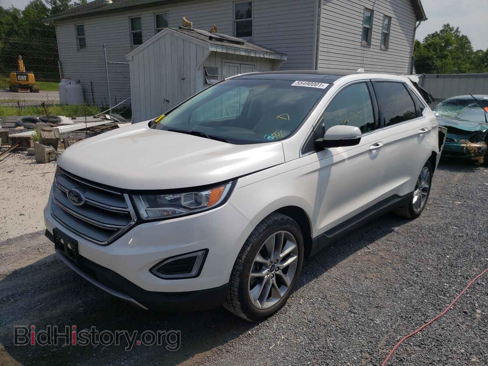 2016 FORD EDGE - VIN: 2FMPK4K86GBB61170 - Фото 2