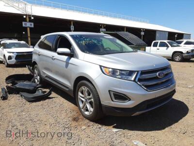2017 Ford EDGE Edge Titan, silver — VIN 2FMPK4K99HBB82511, Copart