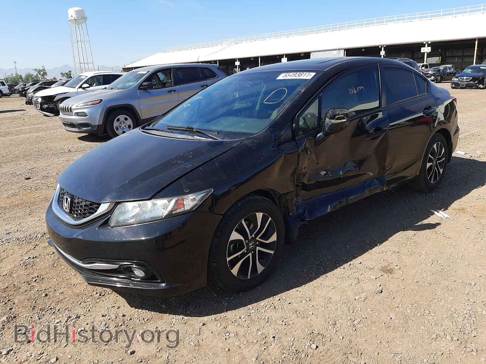 2013 HONDA CIVIC - VIN: 2HGFB2F97DH511231 - Фото 2