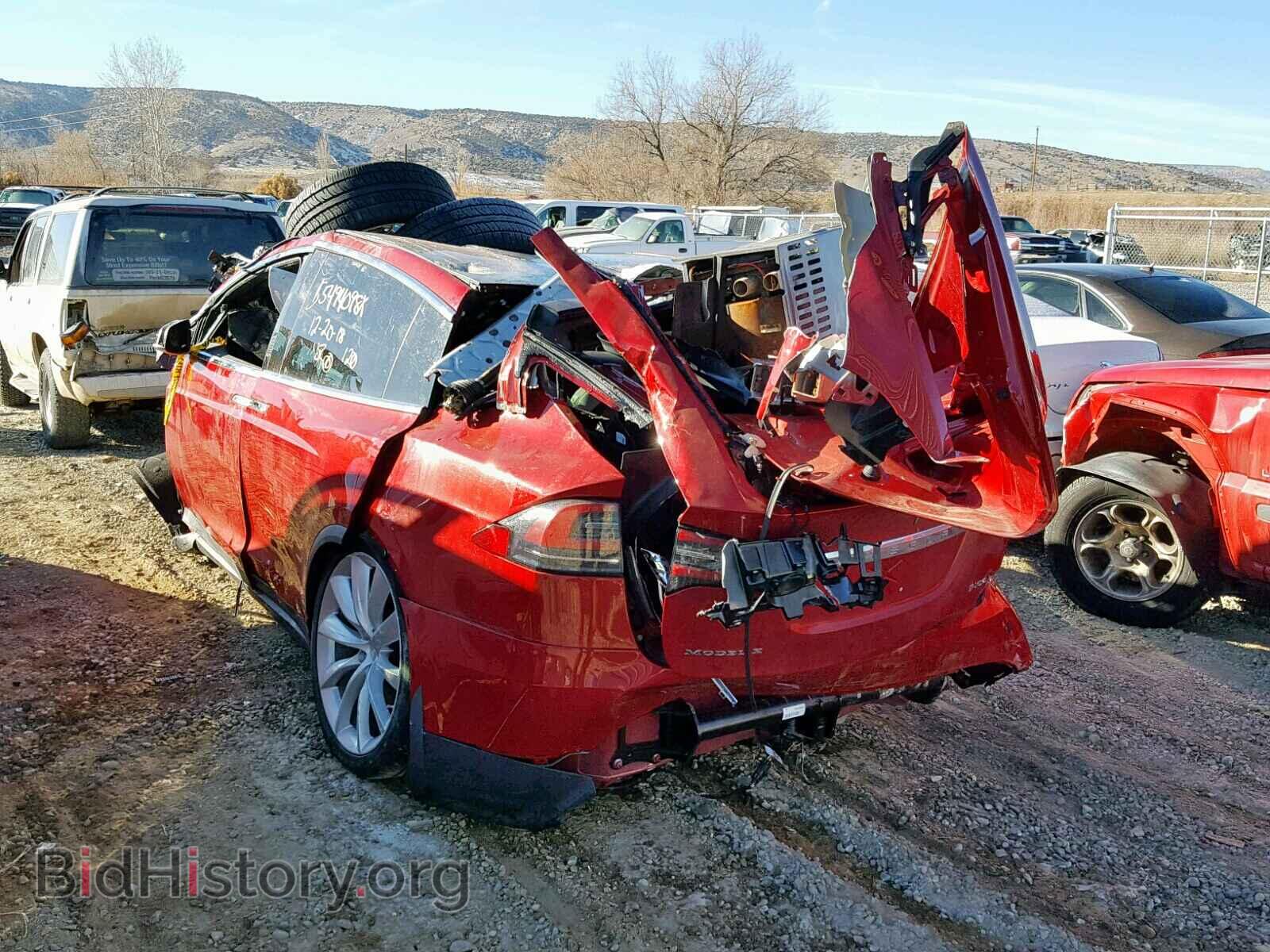 2017 TESLA MODEL X - VIN: 5YJXCAE46HF038224 - Фото 3