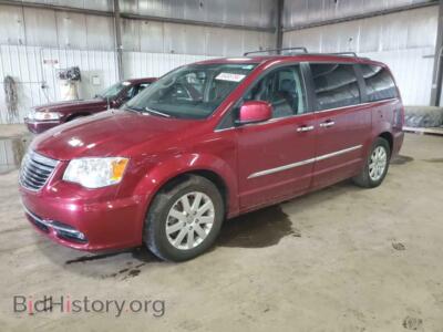 2016 Chrysler MINIVAN Touring, maroon — VIN 2C4RC1BG2GR189412, Copart