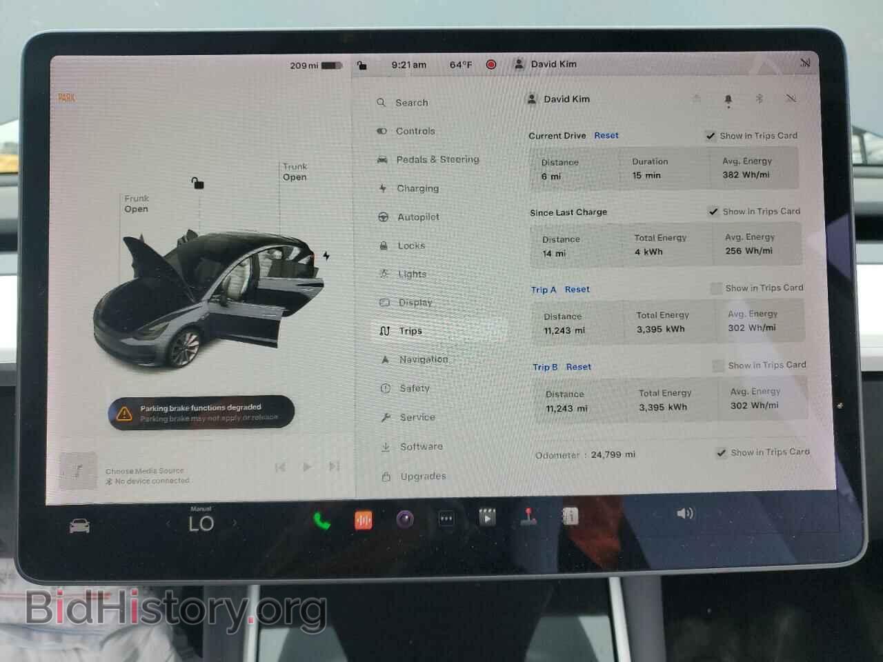 2019 TESLA MODEL 3 - VIN: 5YJ3E1EB2KF528769 - Фото 9
