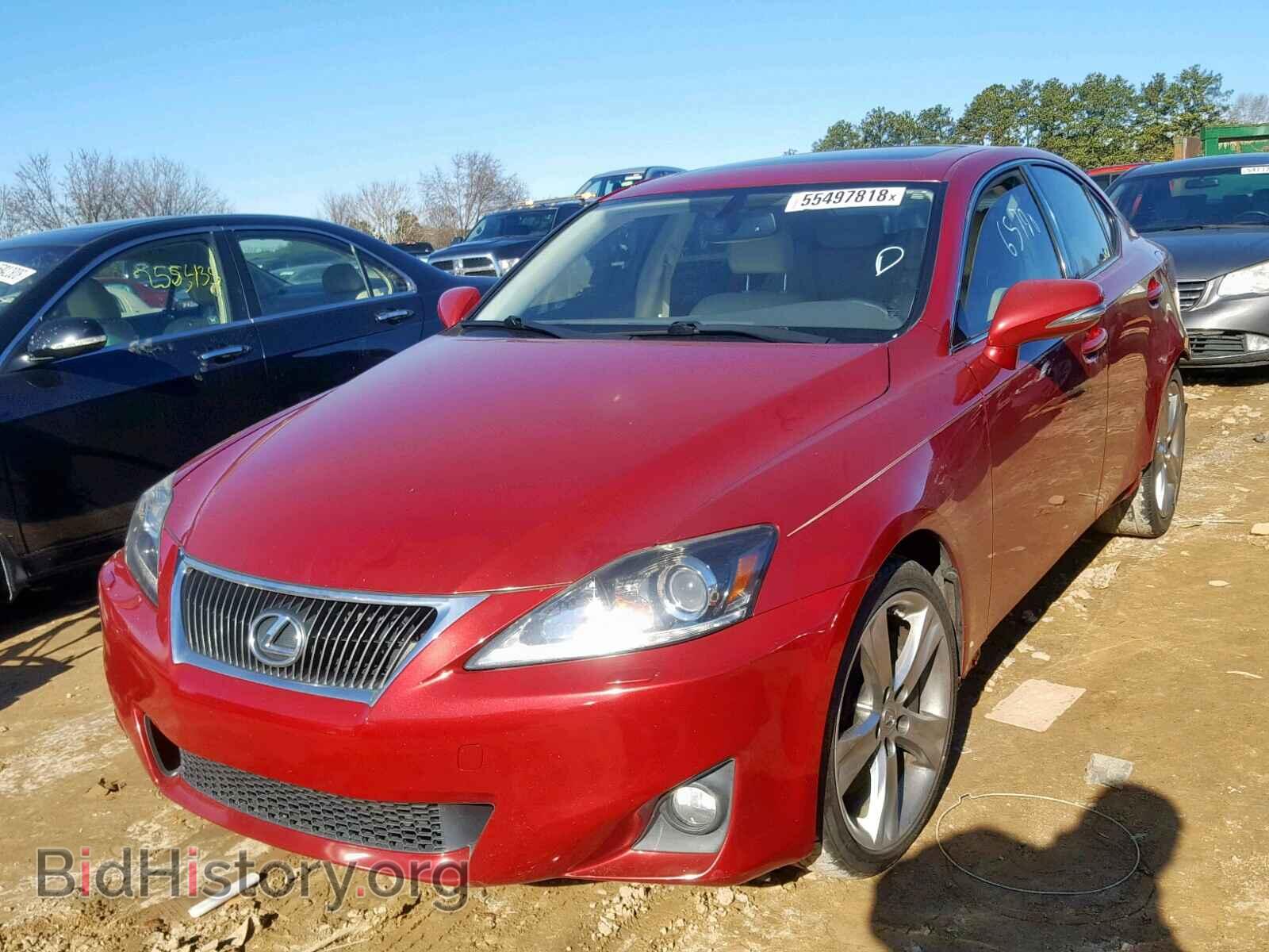 2012 LEXUS IS - VIN: JTHBE5C27C5029232 - Фото 2
