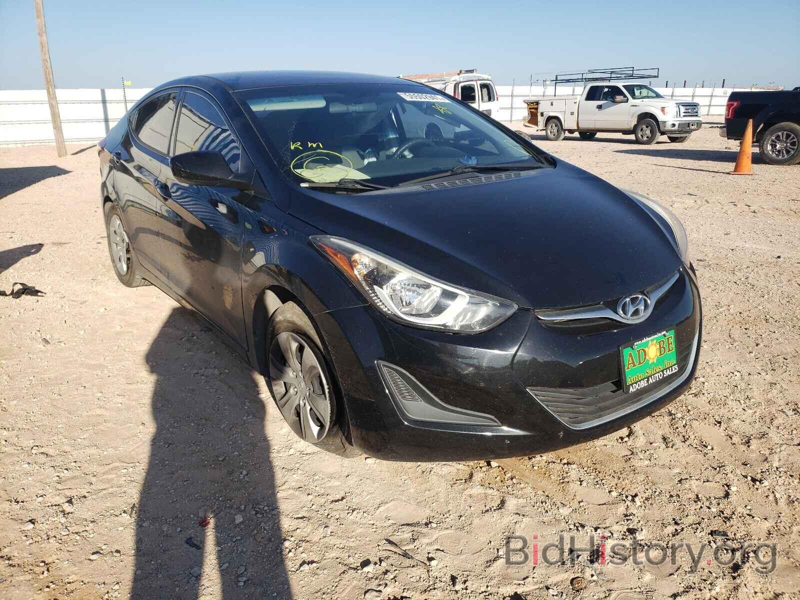 Фотография 5NPDH4AE0GH699753 - HYUNDAI ELANTRA 2016