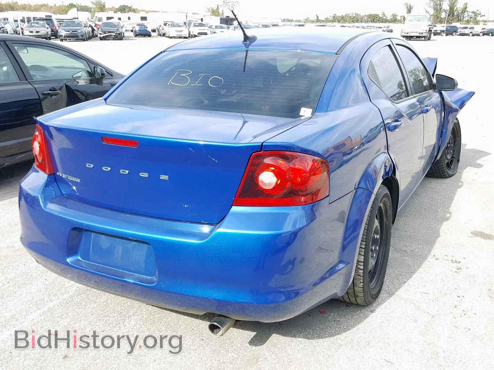 2014 DODGE AVENGER - VIN: 1C3CDZAB0EN180567 - Фото 4
