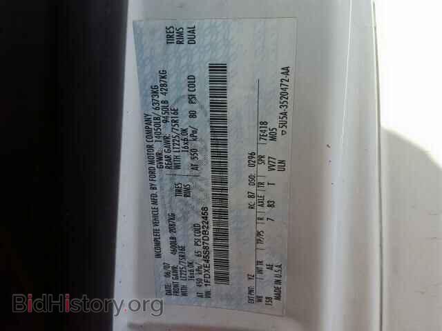 2007 FORD ECONOLINE - VIN: 1FDXE45S87DB22458 - Фото 10