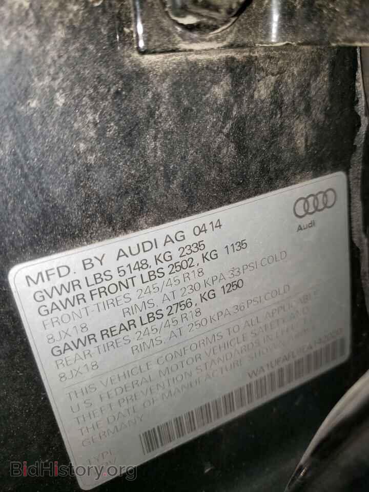 2014 AUDI A4 - VIN: WA1UFAFL8EA142020 - Фото 12
