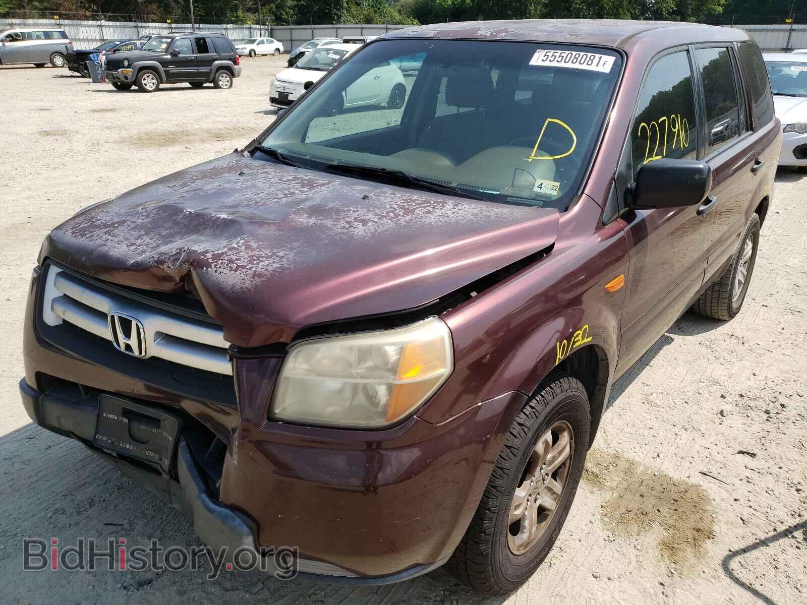 2007 HONDA PILOT - VIN: 5FNYF28167B016595 - Фото 2