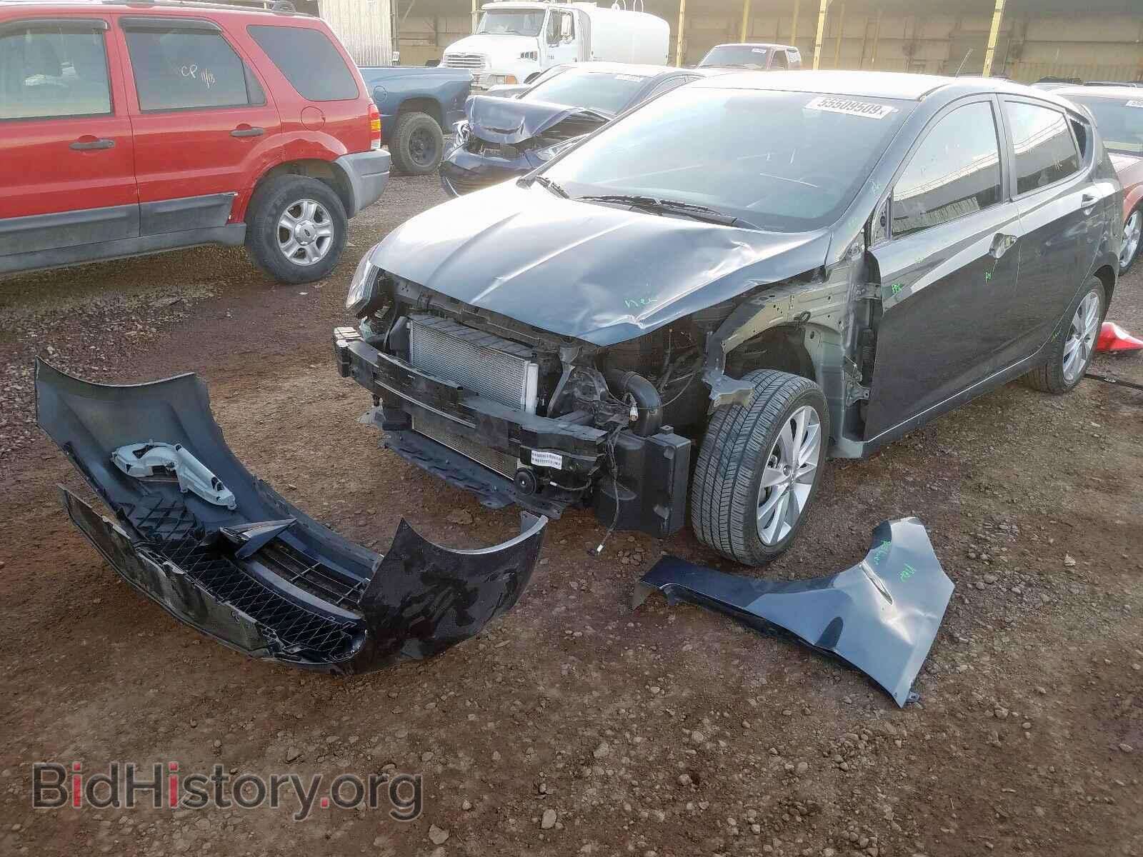 2013 HYUNDAI ACCENT - VIN: KMHCU5AEXDU086050 - Фото 2