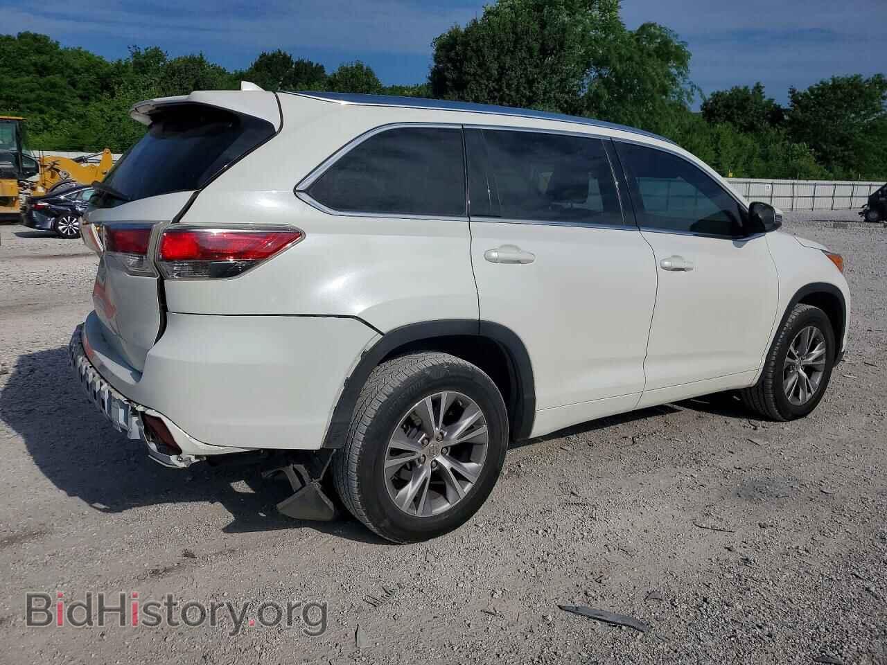 2015 TOYOTA HIGHLANDER - VIN: 5TDKKRFH5FS106941 - Фото 3