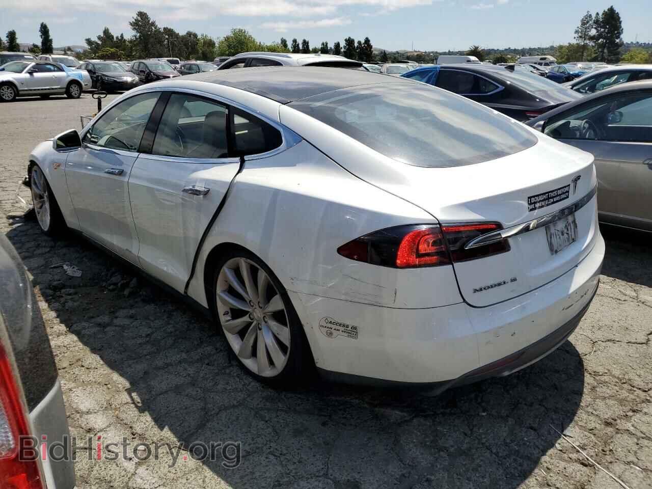 2012 TESLA MODEL S - VIN: 5YJSA1DP5CFS00610 - Фото 2