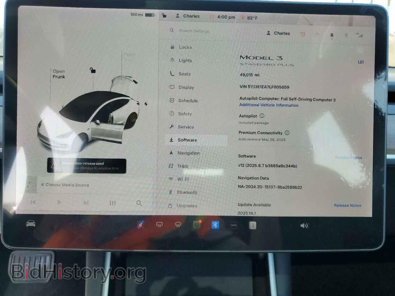 2020 TESLA MODEL 3 - VIN: 5YJ3E1EA7LF805859 - Photo 9