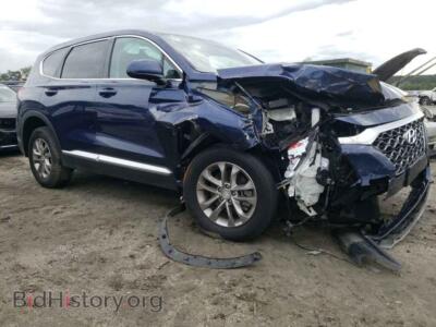 2019 Hyundai SANTA FE Santa FE S, blue — VIN 5NMS2CAD0KH096799, Copart