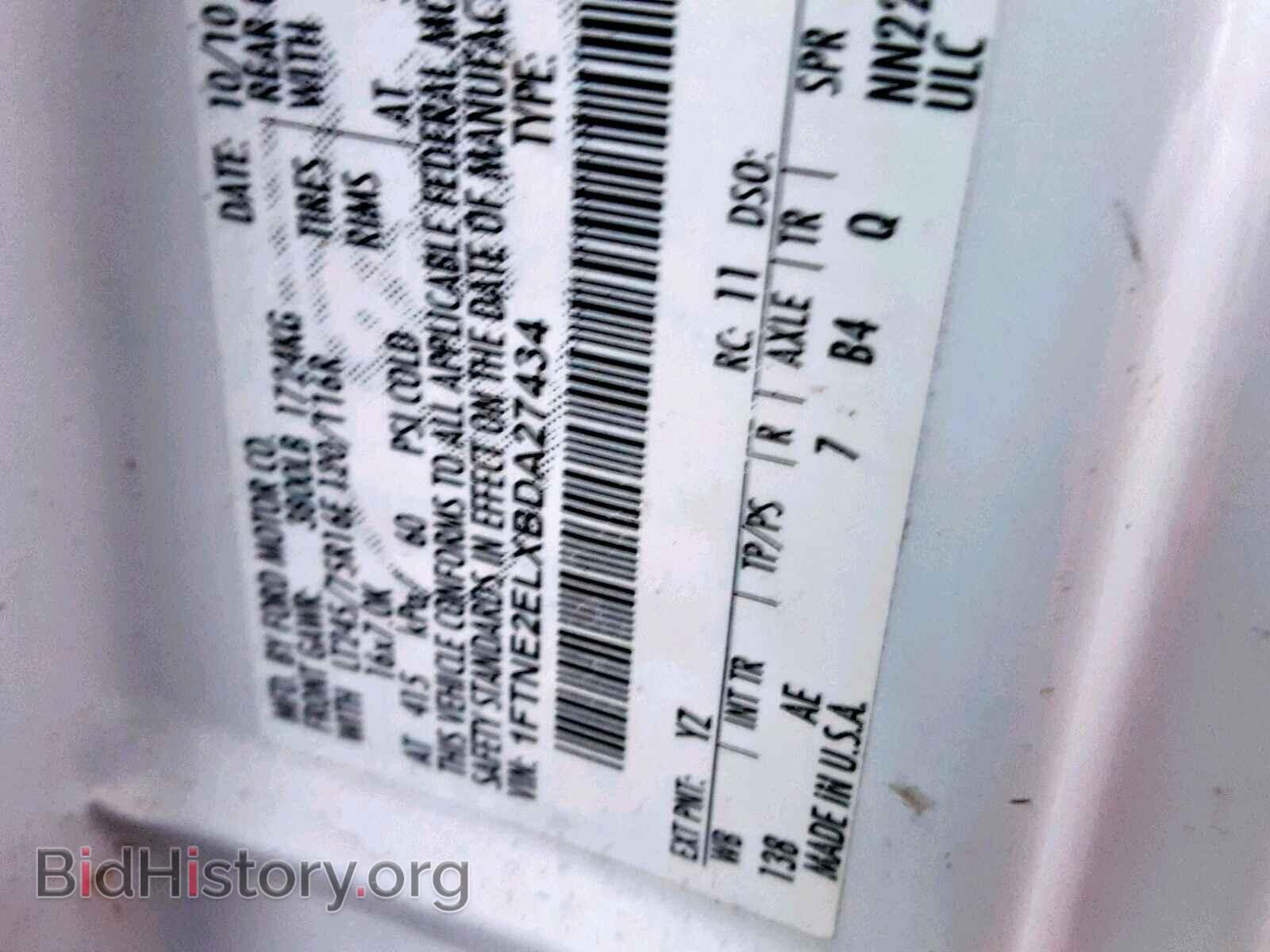2011 FORD ECONOLINE - VIN: 1FTNE2ELXBDA27434 - Photo 10