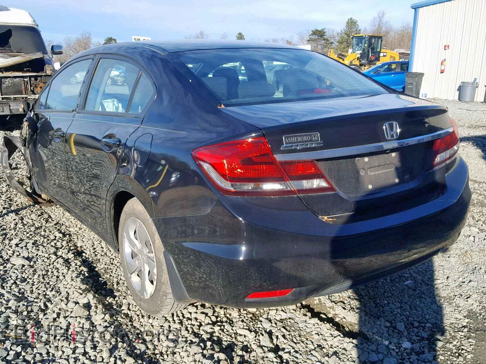 2014 HONDA CIVIC LX - VIN: 2HGFB2F56EH523675 - Фото 3