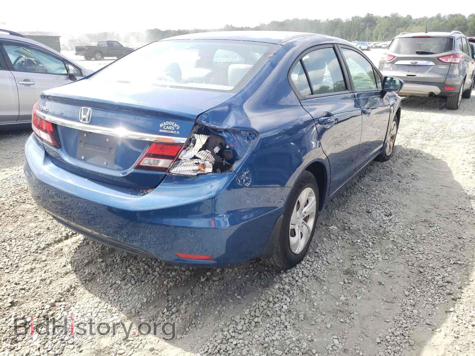 2014 HONDA CIVIC - VIN: 2HGFB2F50EH511585 - Фото 4