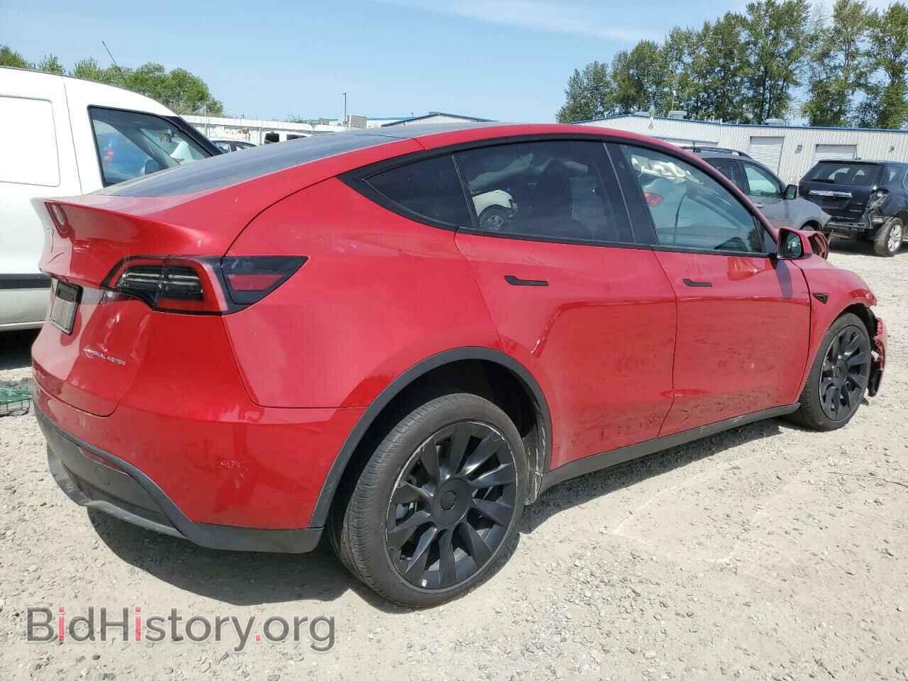2022 TESLA MODEL Y - VIN: 7SAYGDEE8NF386818 - Фото 3