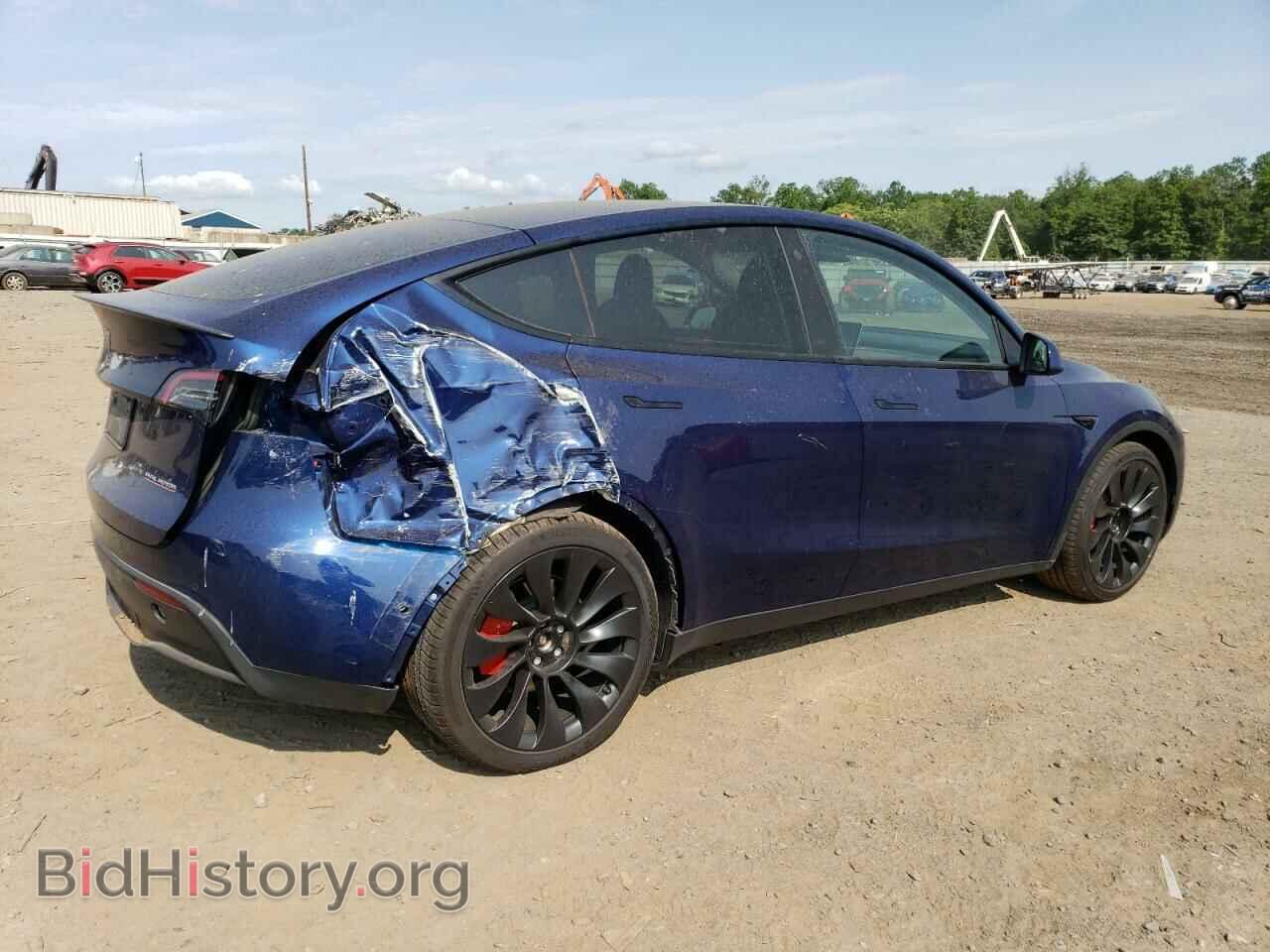 2022 TESLA MODEL Y - VIN: 7SAYGDEF6NF523053 - Фото 3