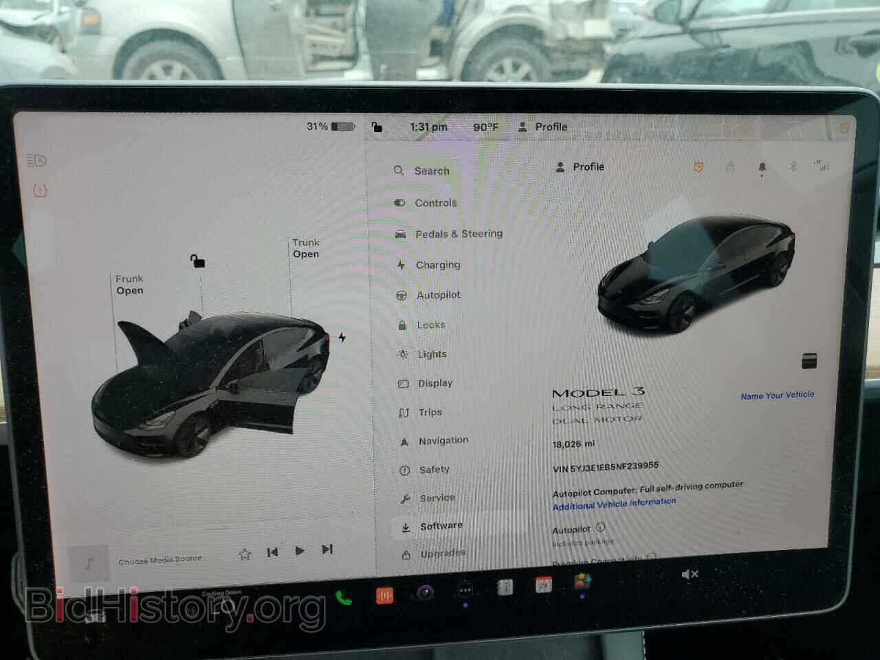 2022 TESLA MODEL 3 - VIN: 5YJ3E1EB5NF239955 - Фото 9
