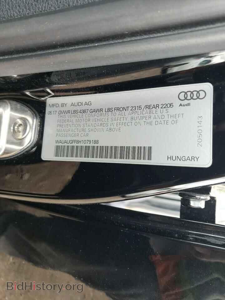 2017 AUDI A3 - VIN: WAUAUGFF8H1079188 - Фото 12