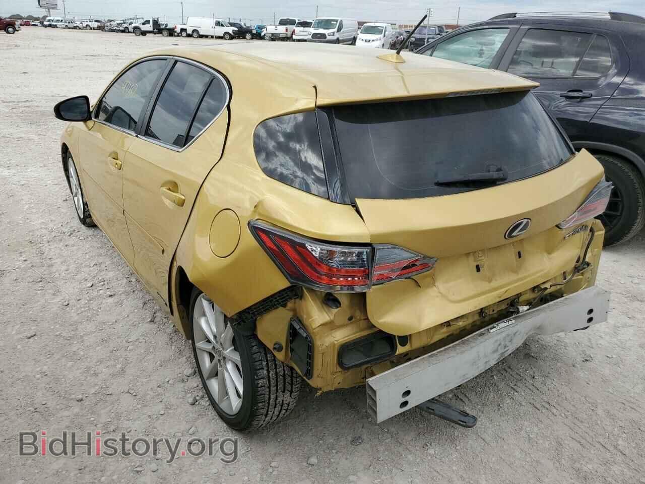 2011 LEXUS CT 200 - VIN: JTHKD5BH0B2035513 - Фото 3