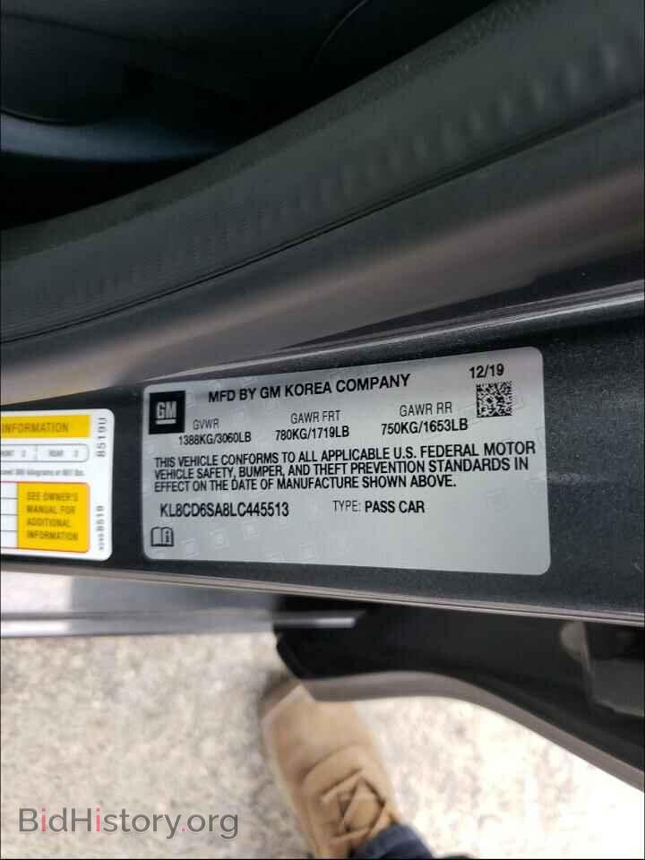 2020 CHEVROLET SPARK - VIN: KL8CD6SA8LC445513 - Фото 10