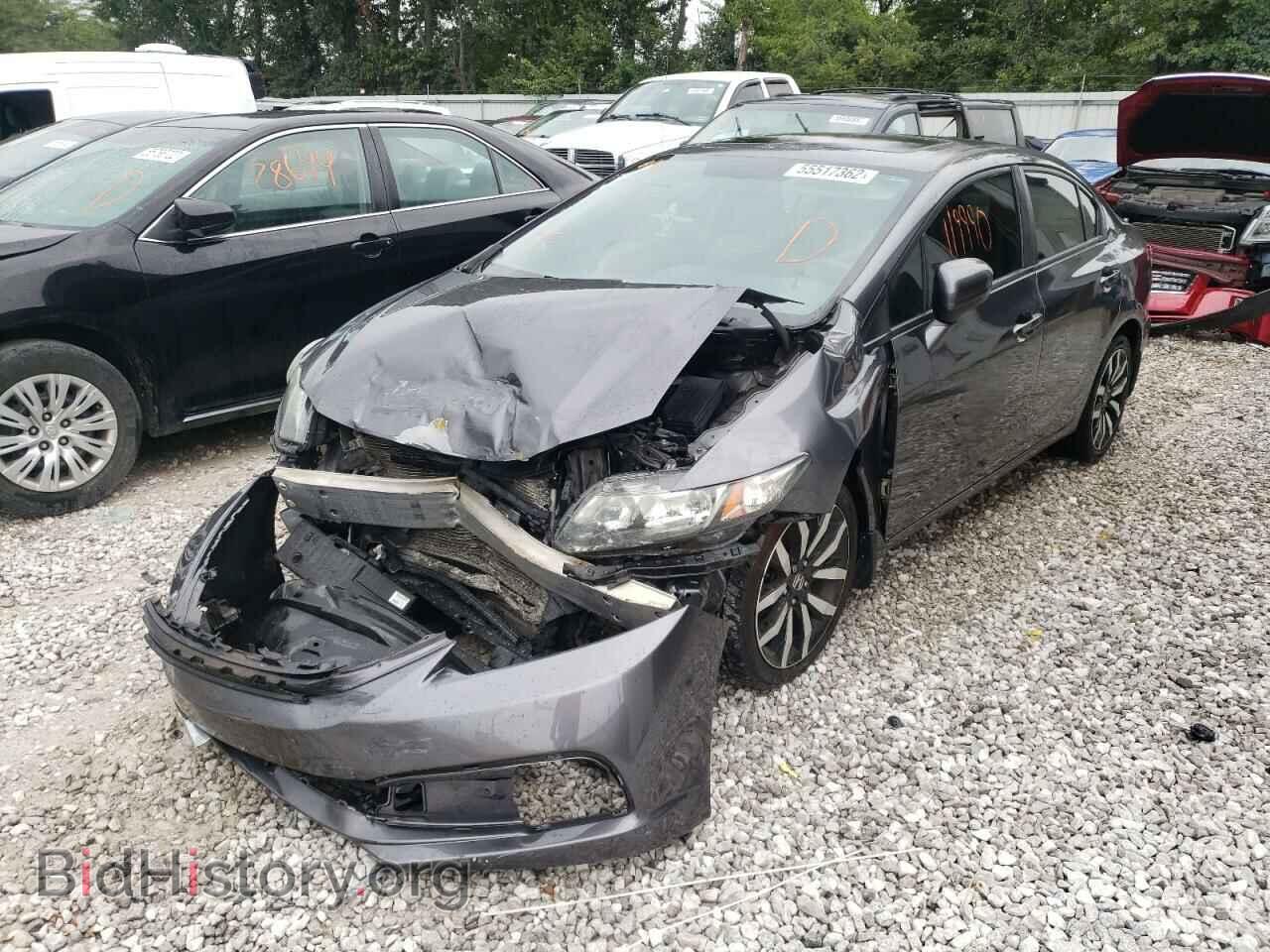 2015 HONDA CIVIC - VIN: 2HGFB2F90FH502714 - Фото 2