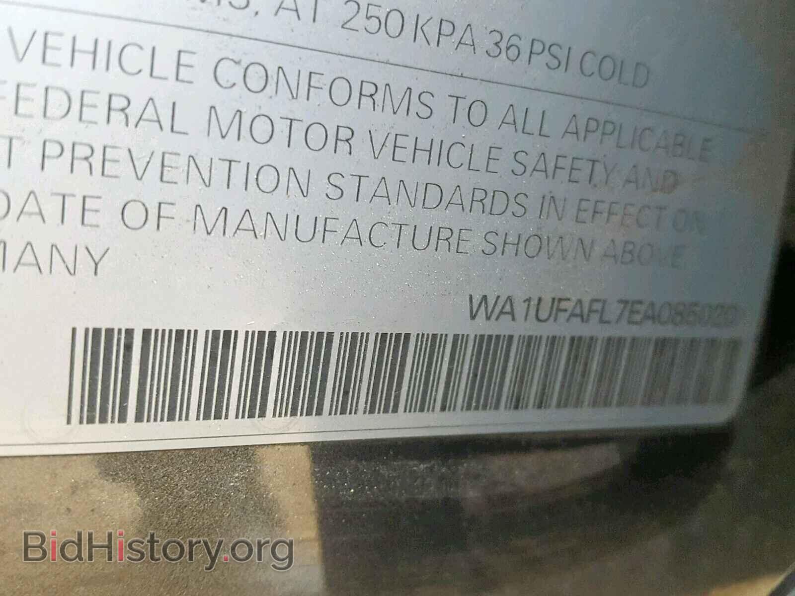 2014 AUDI A4 - VIN: WA1UFAFL7EA085020 - Фото 10